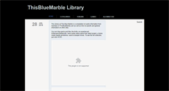 Desktop Screenshot of library.thisbluemarble.com