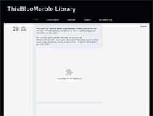 Tablet Screenshot of library.thisbluemarble.com